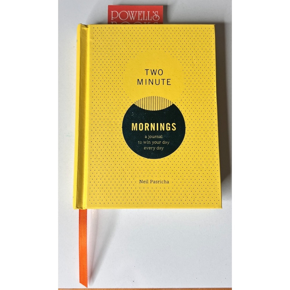 Chronicle Books TWO MINUTE MORNINGS Hardcover Daily Journal 2 Minutes A Day  NEW